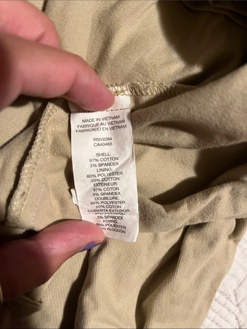 Girls Khaki Uniform Jumper - Size 4T